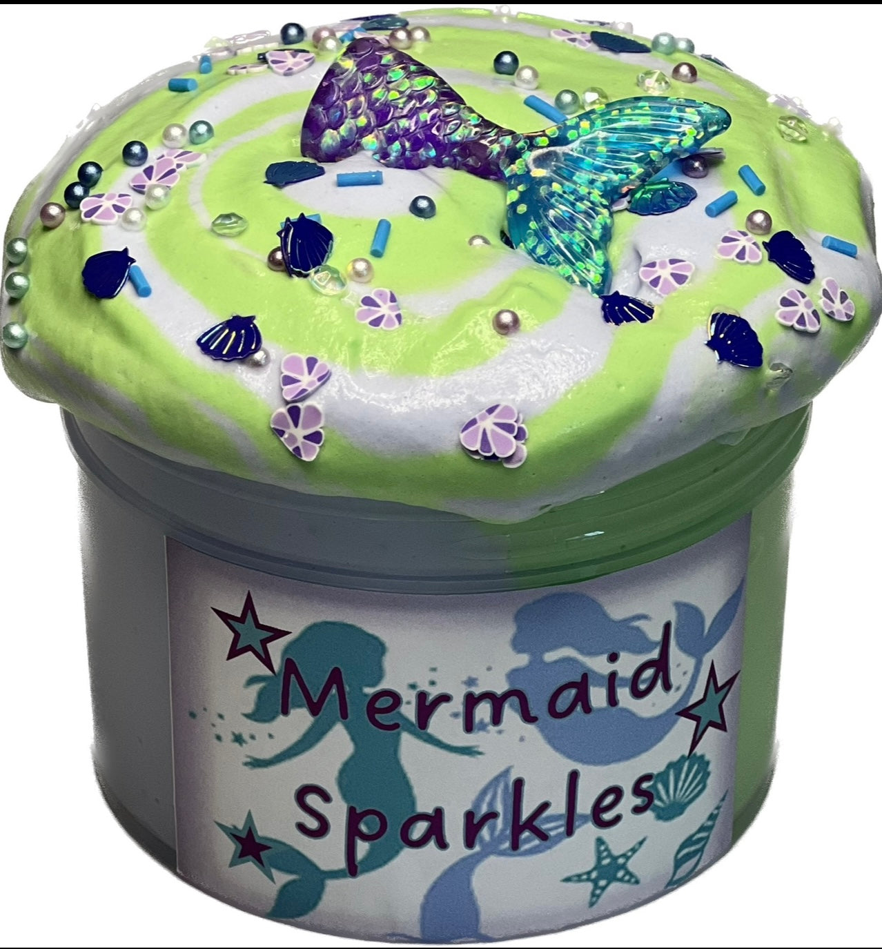 8oz Mermaid Sparkle Butterslime